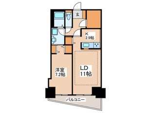 河田町ガーデン１の物件間取画像